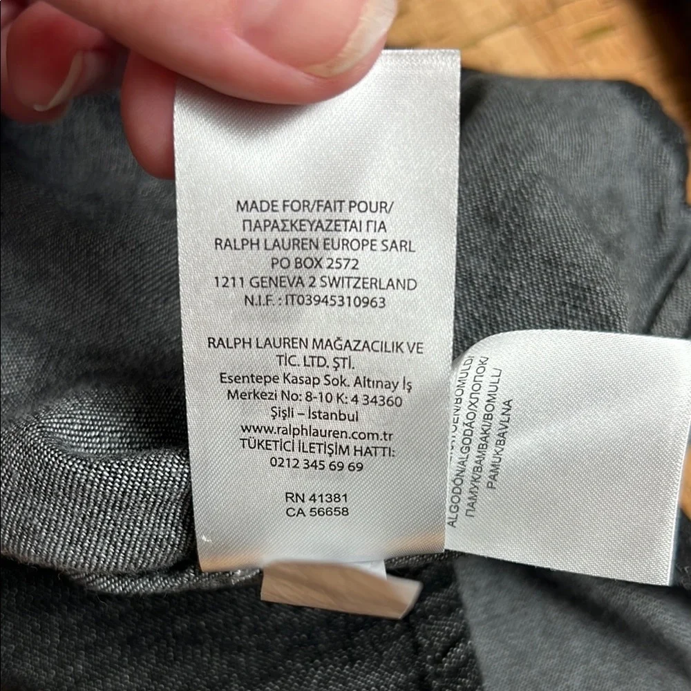 Lauren by Ralph Lauren Denim Pearl Snap Shirt Large - Picture 9 of 11